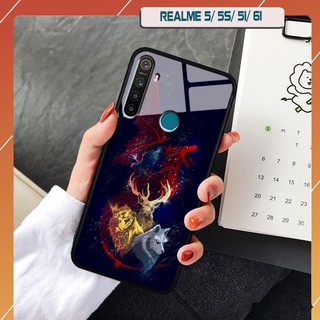 Ốp lưng kính 3d realme 5-5s-5i-6i