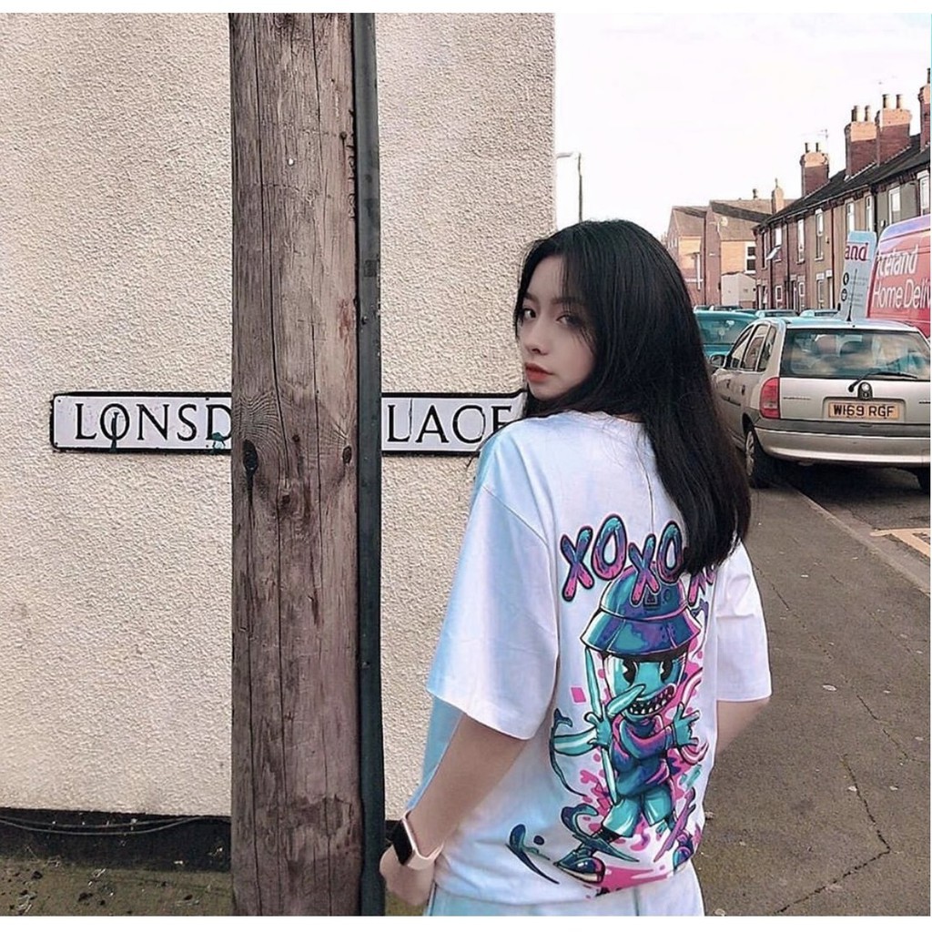 Áo phông streetwear unisex nam nữ form rộng oversize cotton 4 chiều co dãn | BigBuy360 - bigbuy360.vn