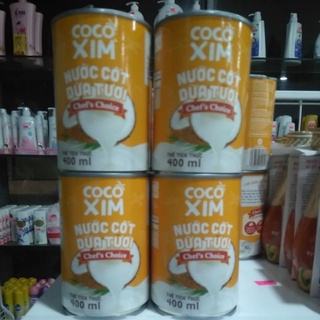 Combo 4 lon nước cốt dừa cocoxim 400g