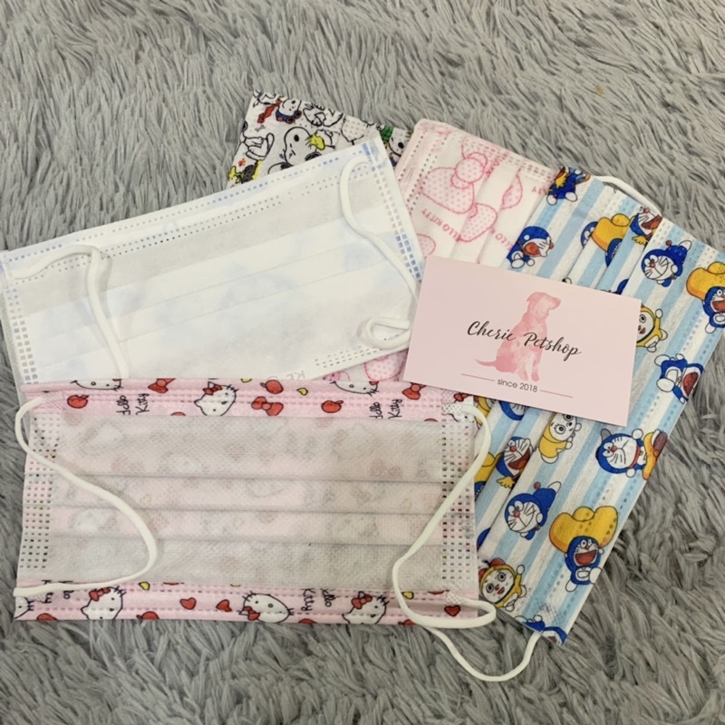 Khẩu trang in hình - gói 5 cái