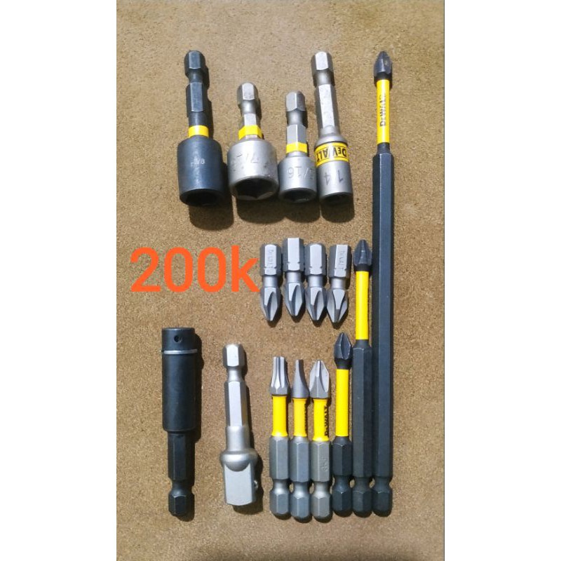 bộ vặn mở ốc vít chuẩn dewalt bãi Nhật