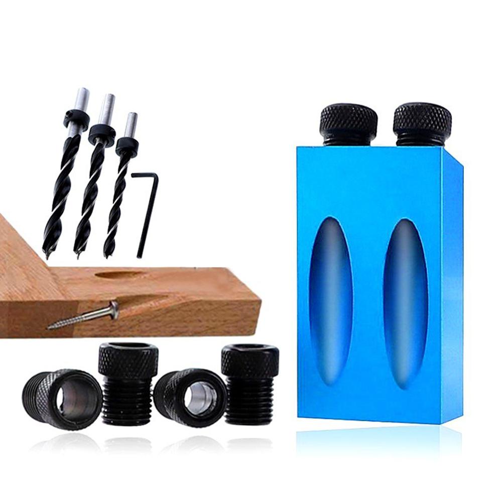 Dụng Cụ Định Vị Lỗ Vít 15 Độ NICKOLAS Chuyên Dụng Cho Thợ Mộc