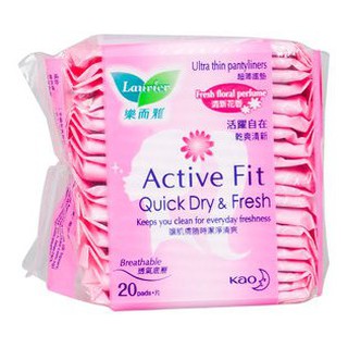 Băng vệ sinh Laurier Active fit  Hàng Ngày Hương Hoa 20 miếng