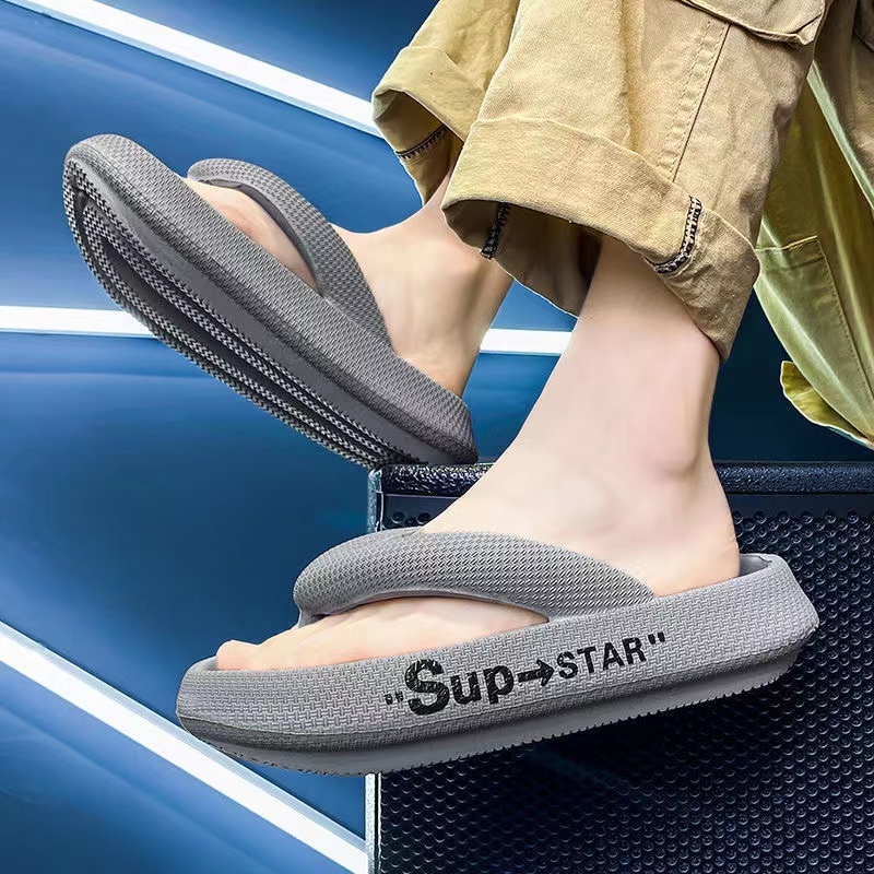 Dép Xỏ Ngón Đế Dày Chống Trượt Thời Trang Mới Cho Nam Và Nữ