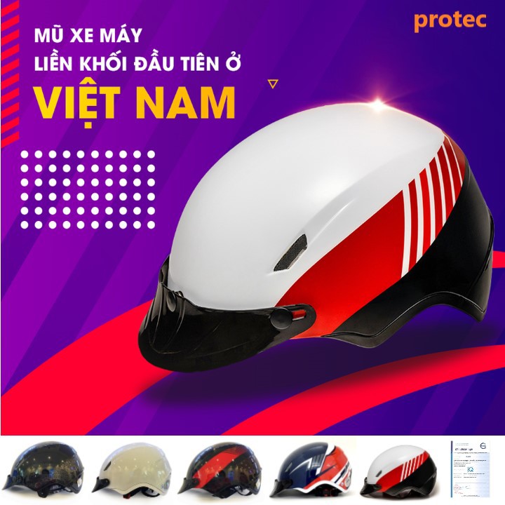 Bán sỉ - Mũ bảo hiểm siêu nhẹ cao cấp - PROTEC IM01 - Nón bảo hiểm chính hãng.