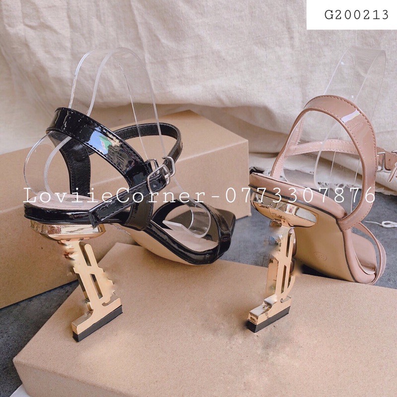 SANDAL CAO GÓT NỮ LOVIIECORNER - GIÀY CAO GÓT ĐẾ VUÔNG 7CM - GUỐC SANDAL CÔNG SỞ BÍT HẬU G210509