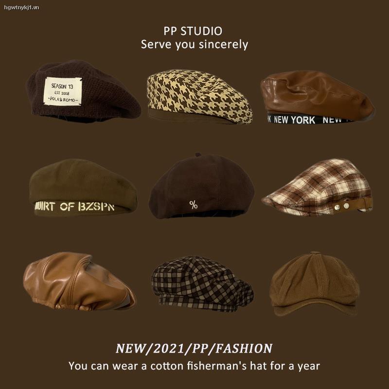 Nón Beret Da Pu Phong Cách Retro Anh Quốc Cho Nữ