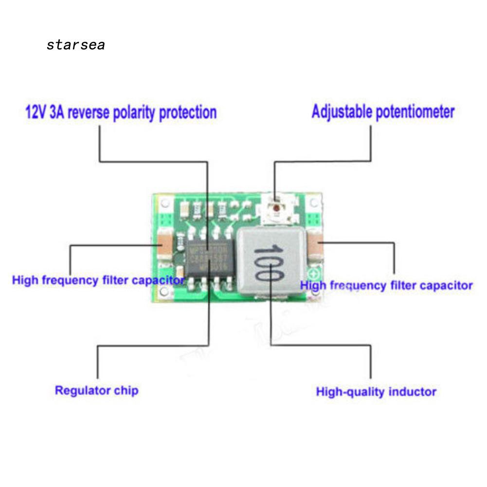 Bộ điều chỉnh điện áp DC 4.75V-23V sang DC 1.0V-17V