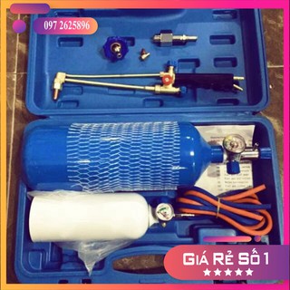 Bộ Hàn Hơi (Hàn Gió Đá) Mini 1 mỏ + 2 mỏ