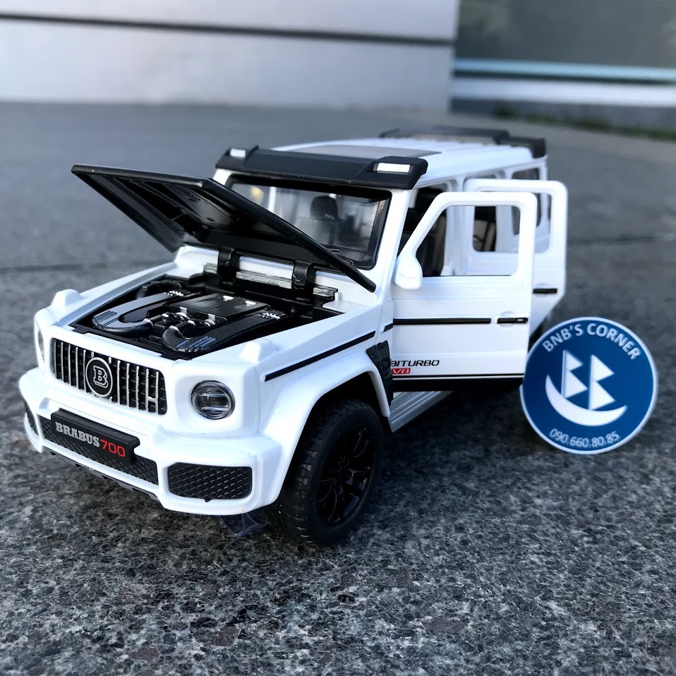 [BNB's Corner] Xe mô hình 1:32 Mercedes-Benz Brabus G700 hãng Double Horses