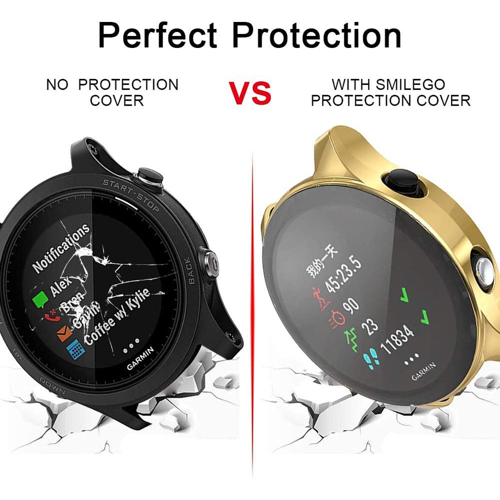 Vỏ TPU mềm bảo vệ màn hình đồng hồ cho Garmin Forerunner 945 935