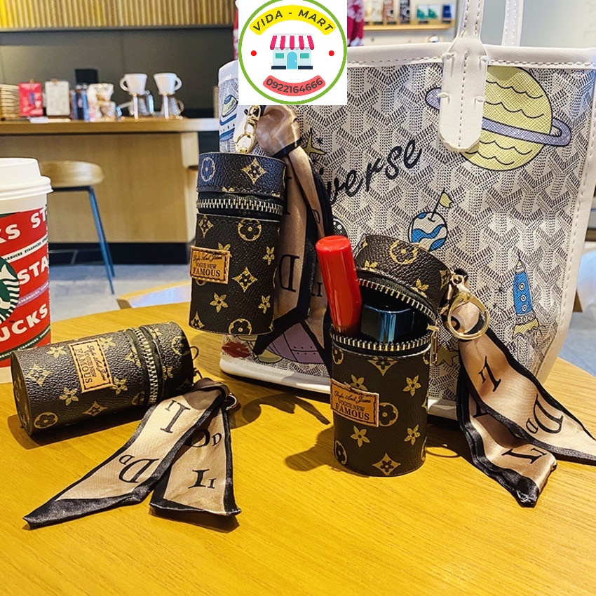 Móc Khóa Túi LV Siêu Xinh,Móc Khóa Túi Có Thể Đựng Son, Vật Dụng Nhỏ Cho Các Nàng Nhỏ Gọn Chanh Xả (SP199993)