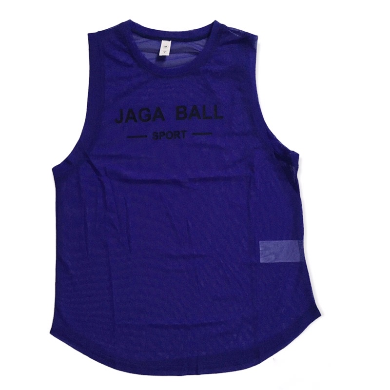 Áo tank lưới sát nách Jaga Ball thể thao tập gym yoga nữ co giãn 4 chiều