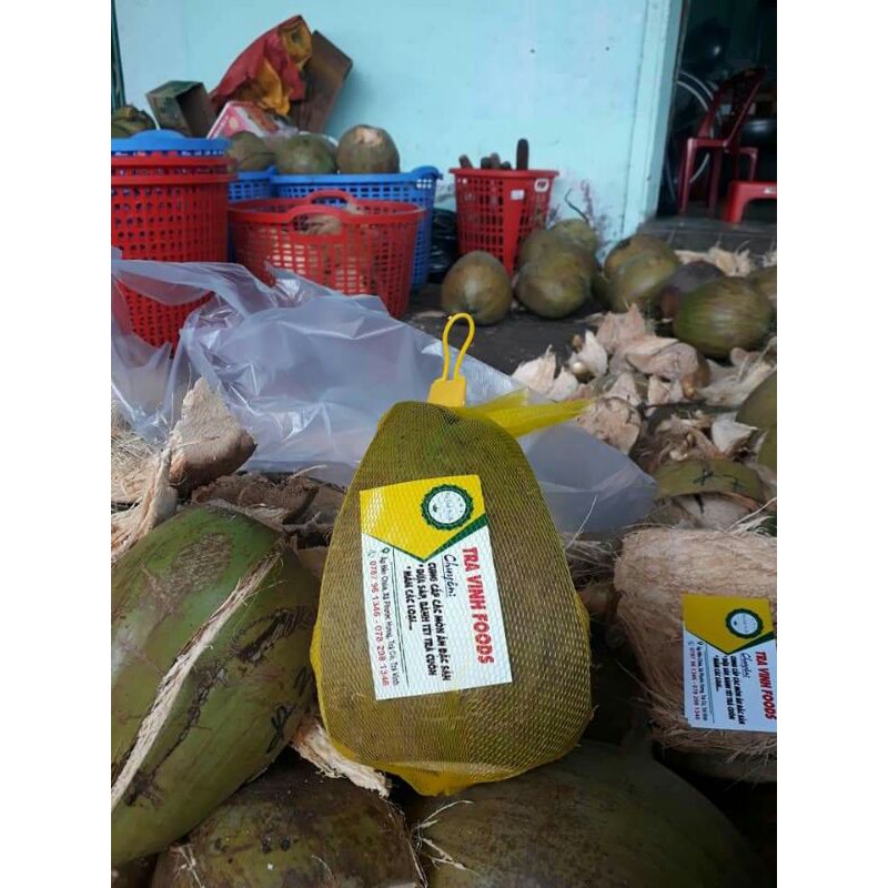 Dừa Sáp Cầu Kè  Loai 3 Sinh Tố Trên 1,3kg | BigBuy360 - bigbuy360.vn