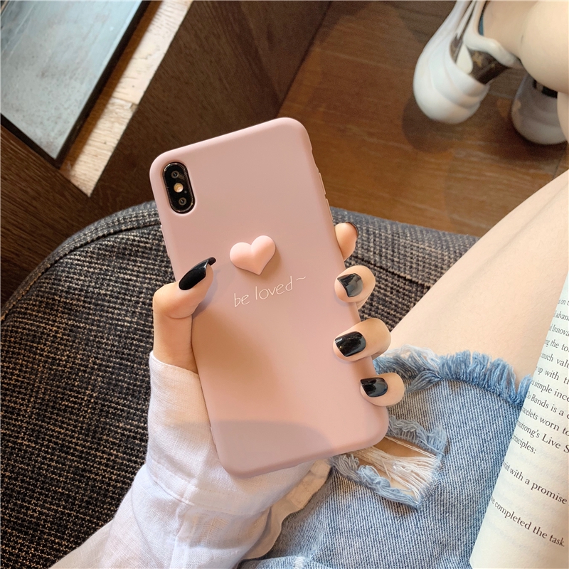 Ốp lưng iphone Tim tí hon 3d trơn 5s/6/6s/6plus/6s plus/7/8/7plus/8plus/x/xs/xs max/11/11promax - Awifi Case F4-1 | BigBuy360 - bigbuy360.vn