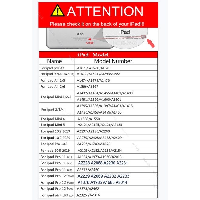 Vỏ máy tính bảng giá đỡ thích hợp cho iPad mini 4 5 6 Air 1 2 4 Pro 9.7 inch 7 8 9 10.2 inch Pro 11