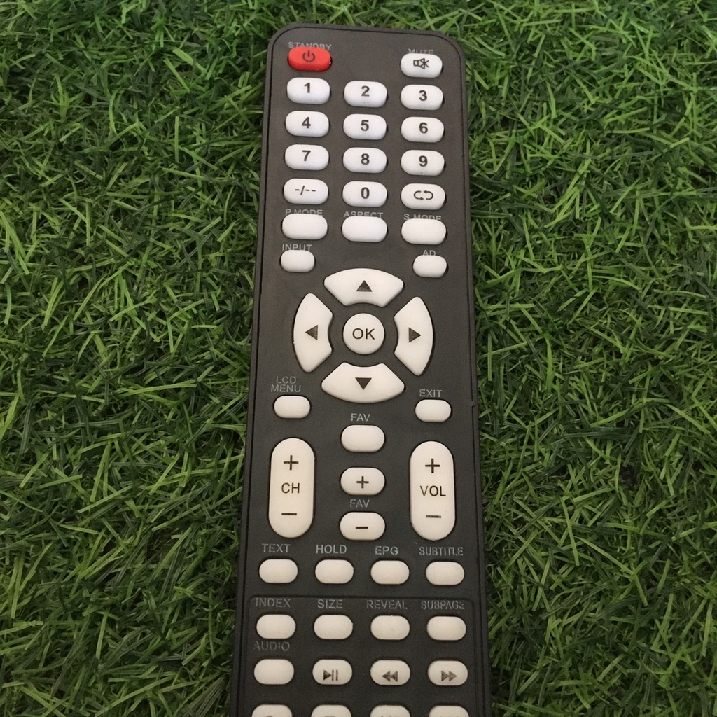 ĐIỀU KHIỂN ĐẦU THU VTB - REMOTE ĐIỀU KHIỂN ĐẦU THU VTB NÚT BÀN PHÍM MÀU TRẮNG - TẶNG KÈM PIN VÀ BẢO HÀNH 3 THÁNG