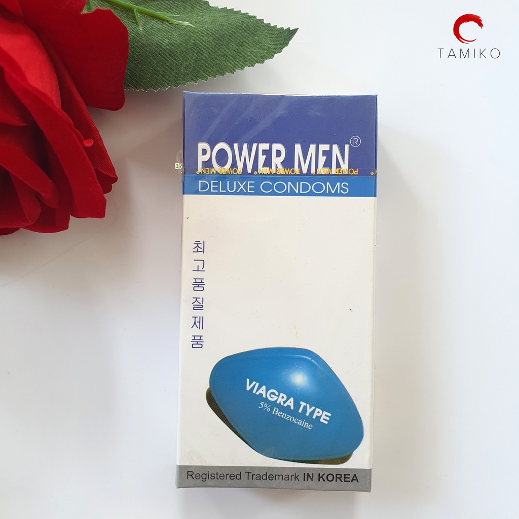 [ CHÍNH HÃNG ] Bao Cao Su Powermen Viagra Type - Siêu Mỏng, Kéo Dài Thời Gian Quan Hệ - Xuất xứ Hàn Quốc- Hộp 12 Cái