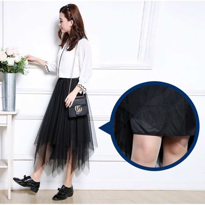 Chân váy lưới tutu 2 lớp quý phái dành cho nữ | BigBuy360 - bigbuy360.vn