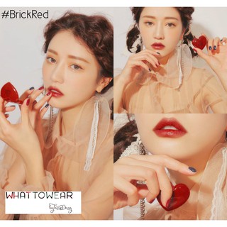 SON 3CE HEART #BRICK RED (AUTH)