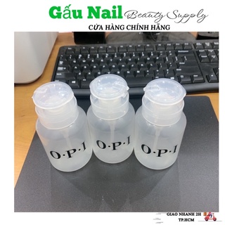 Bình nhấn OPI -đựng axiton ,đựng nước lau gel, Bình Đựng Nước Rửa Móng, Cồn - Acetone 250ml