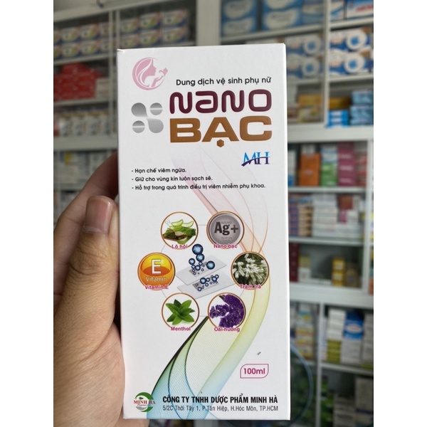 Dung dịch vệ sinh phụ nữ Nano Bạc