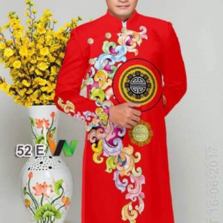 Vải may áo dài nam