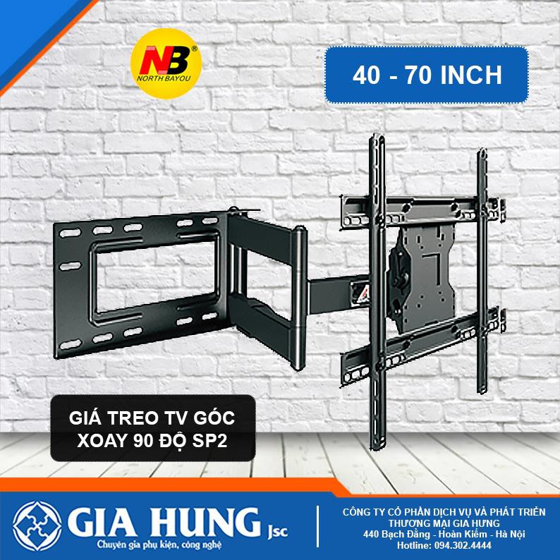 Giá Treo Tivi Xoay Vuông Góc 90 Độ NORTH BAYOU SP2 (40-70 inch)