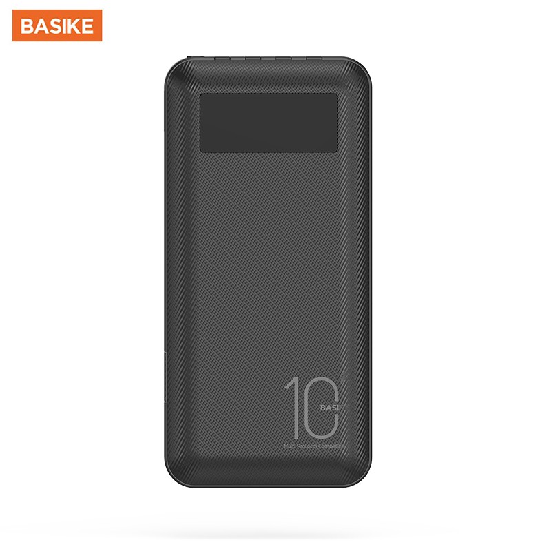 Pin sạc dự phòng BASIKE 10000mAh cho Samsung OPPO iPhone tích hợp bốn dây sạc