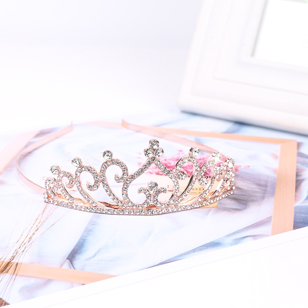 Vương miện công chúa đính đá xinh xắn dành cho bé gái