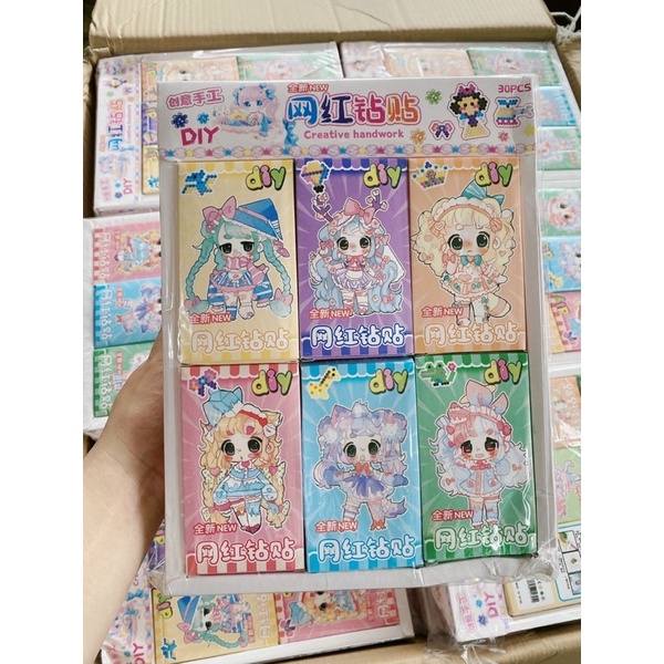 Hộp sticker nhiều tấm