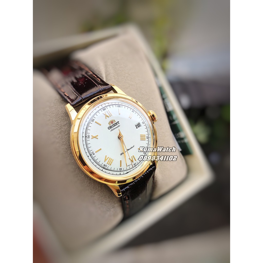 Đồng Hồ Nam Orient Bambino Gen 2 - Full màu- Máy cơ Automatic, Hackingstop, Kính cong, 40.5mm