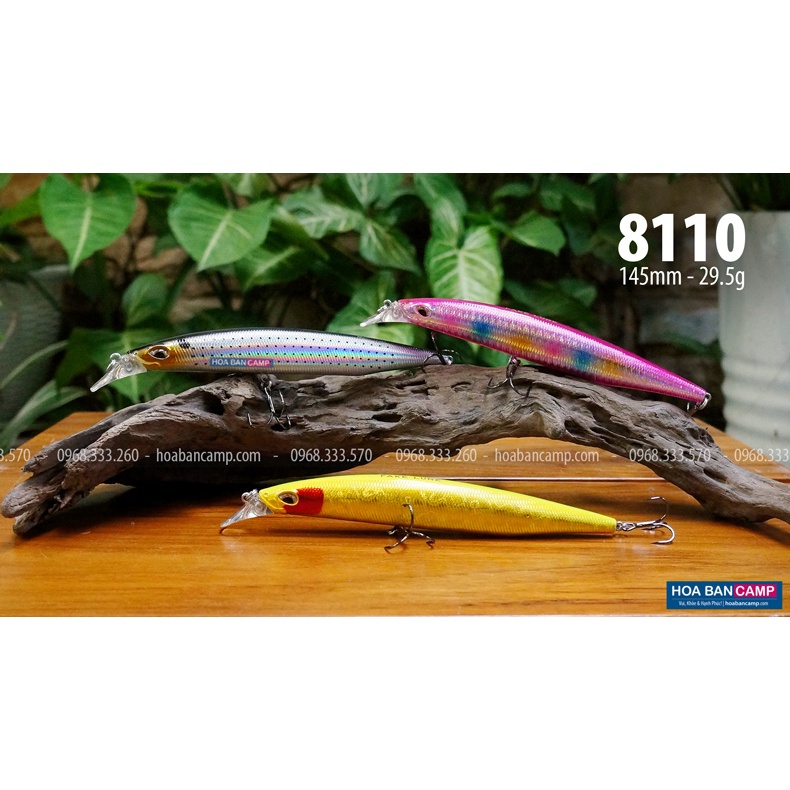 Mồi Lure Minnow FL 8110 Sinking | 145mm - 29.5g