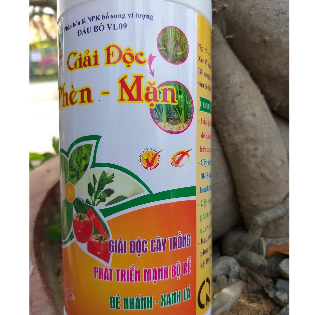 Phân bón lá Giải Độc Phèn Mặn (chai 500ml)