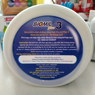 Sữa Biomil Plus 800g