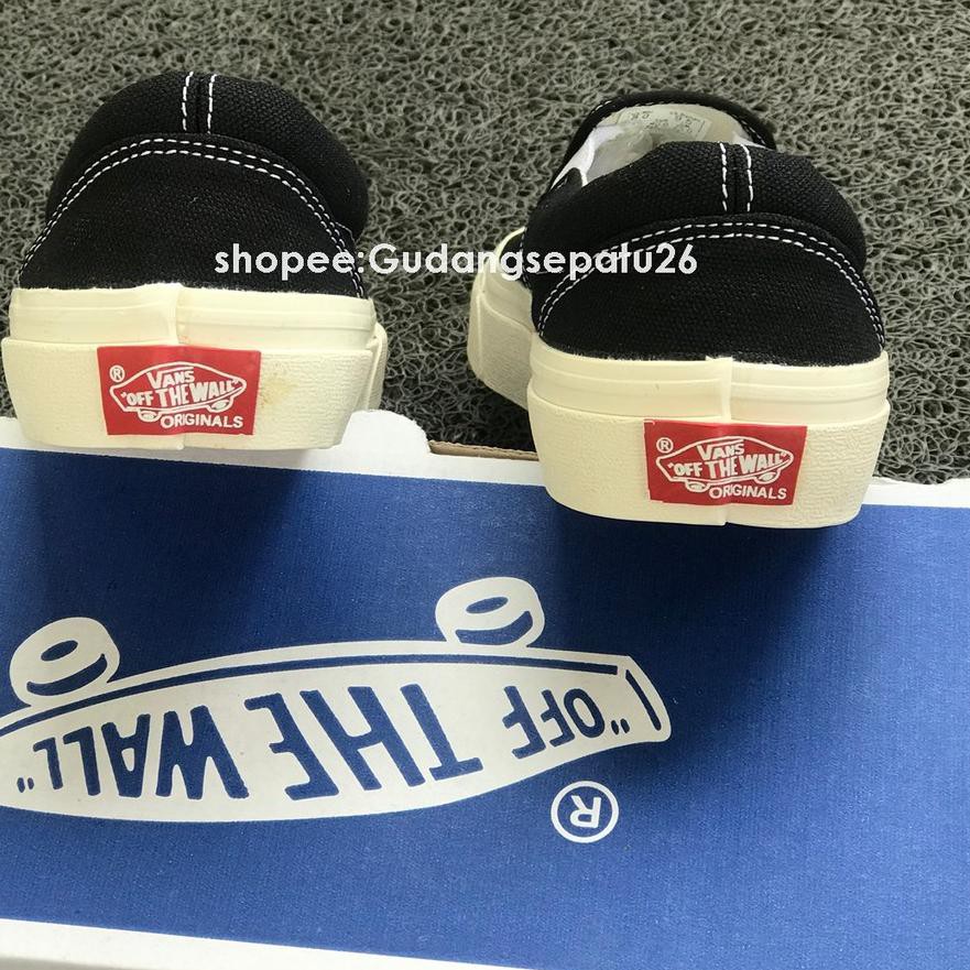 Giày Vans Slip On Og Trắng Đen Cá Tính Thời Trang