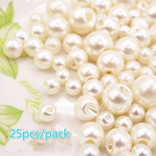 Set 25 Nút Nhựa 15mm Nhiều Màu