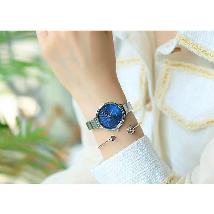Đồng Hồ Nữ Kimio 6436 Hàng Chính Hãng Dây Kim Loại Cao Cấp Sang Trọng