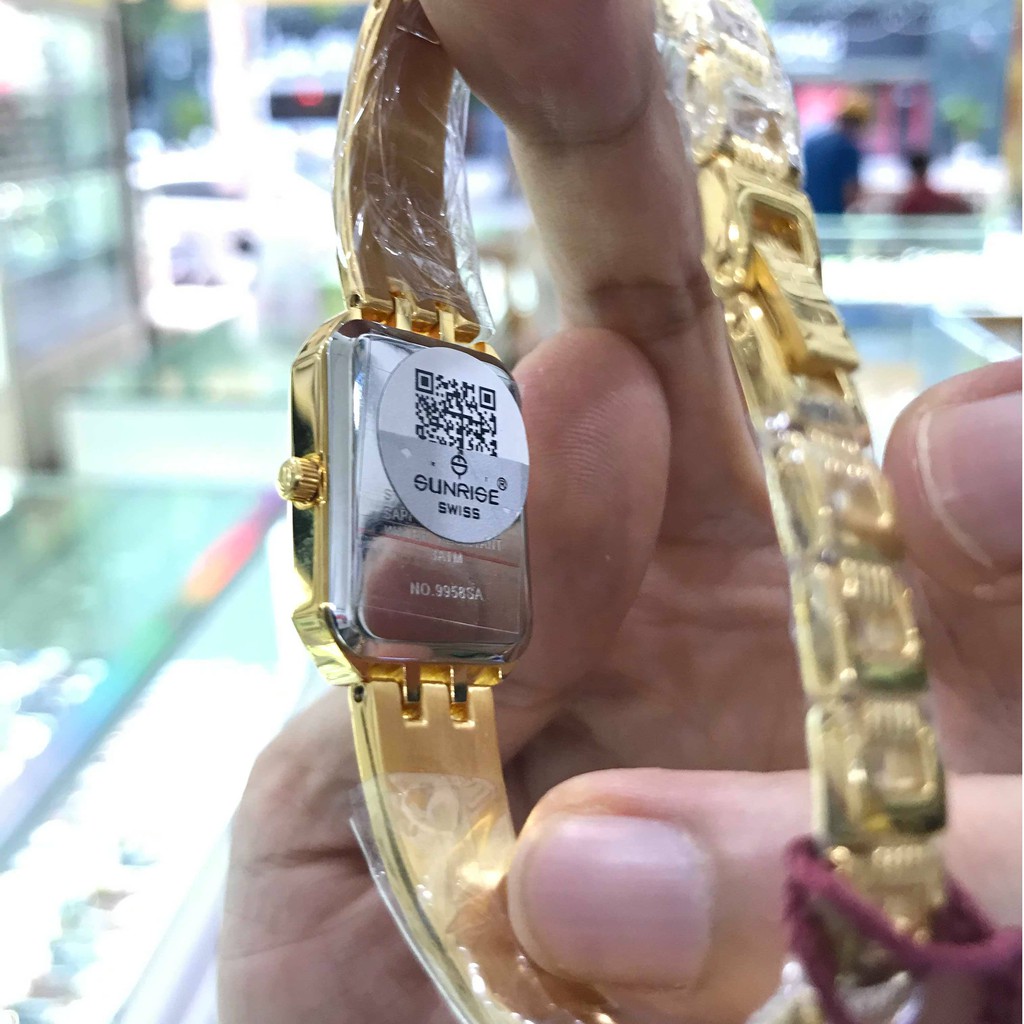 Đồng hồ nữ SUNRISE 9958SA full hộp thẻ chính hãng, kính sapphire chống xước, chống n