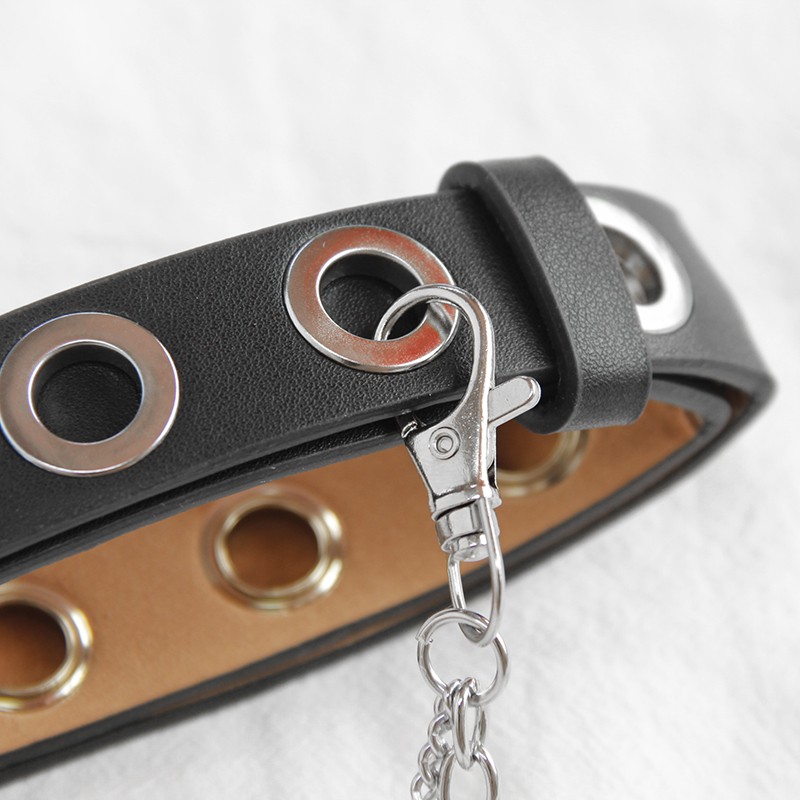 Thắt Lưng Phối Dây Xích Phong Cách Retro Cá Tính Cho Nữ