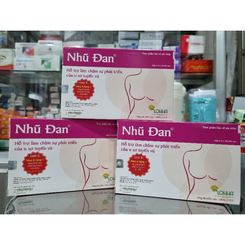 Viên Uống Nhũ Đan - U Xơ Tuyến Vú ( Hộp 20 viên)