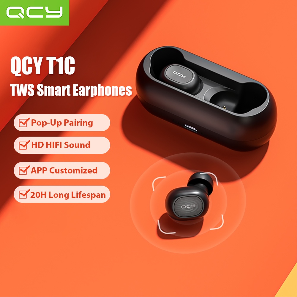 SALE OFF -Tai nghe bluetooth QCY T1C - Hàng Chính Hãng