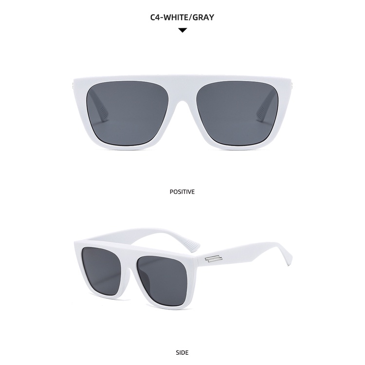 Kính mát gọng vuông phong cách Âu Mỹ thời trang cho nam và nữ 2021