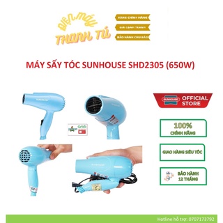 SHD2305 – MÁY SẤY TÓC SUNHOUSE 650W – BẢO HÀNH CHÍNH HÃNG 12 THÁNG