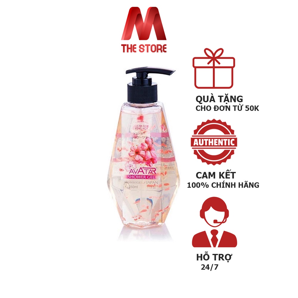 Sữa Tắm Bông Hoa JOJOBA AVATAR Hương Nước Hoa Nhật Bản 350ml
