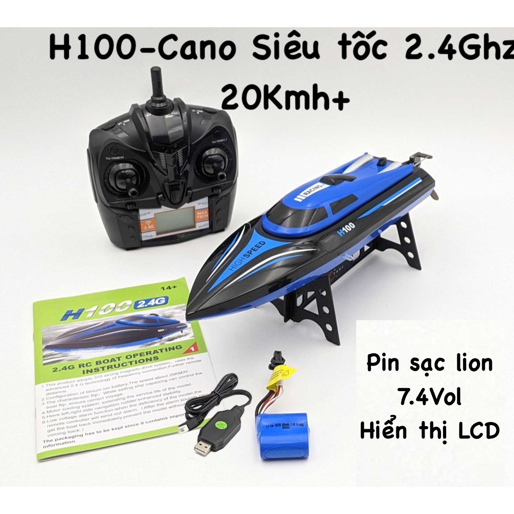 Đồ chơi cano điều khiển từ xa tốc độ cao