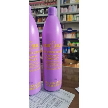 Oxy Hair Sille Sữa Collagen chai tím 1000 ml siêu thơm lên màu nhanh ít khô tóc  Tận Gốc  trợ nhuộm không rát da đầu .