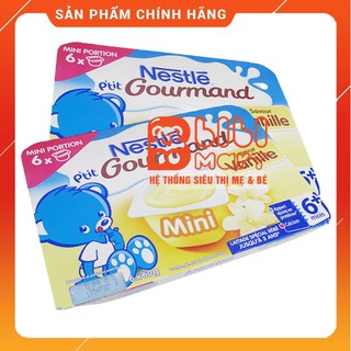Váng nguội Nestle vị Vani dành cho bé 6 tháng vỉ 6 hộp