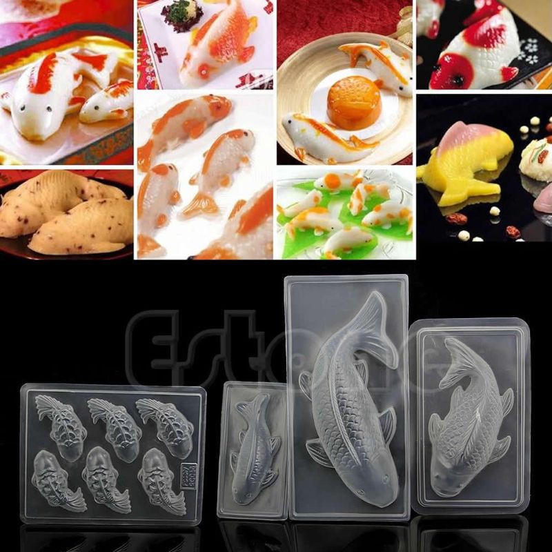 Khuôn Nhựa Làm Sô Cô La/Thạch Rau Câu 3d