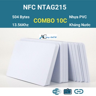 thẻ ntag215 [SET 10 cái ] thẻ nfc chip ntag215 làm thẻ thông tin điện tử thông minh metap, taotap giả lập Amiibo
